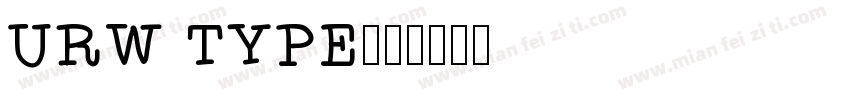 URW TYPE字体转换